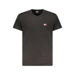 Tommy Hilfiger Black Cotton Men T-Shirt TO-38461-S