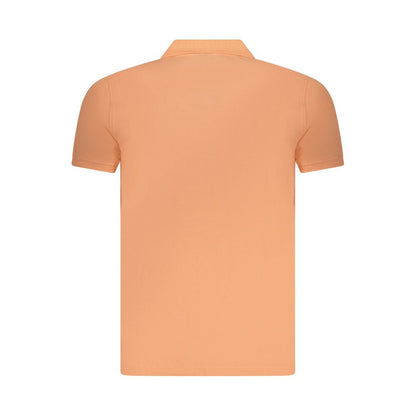 Norway 1963 Pink Cotton Men Polo Shirt with short sleeves, showcasing timeless elegance and intricate detailing for modern style.