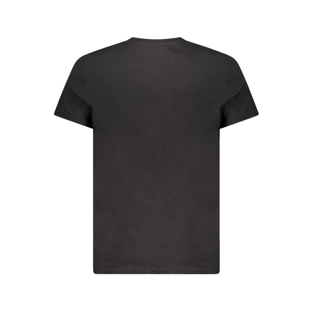 Tommy Hilfiger Black Cotton Men T-Shirt TO-38457-M
