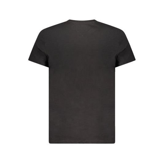 Tommy Hilfiger Black Cotton Men T-Shirt TO-38457-M