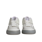 Dolce & Gabbana White Low Top DG Embossed Men Sneakers Shoes