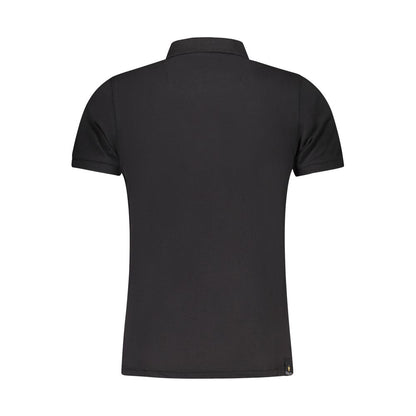 Accademia Militare Black Cotton Polo Shirt