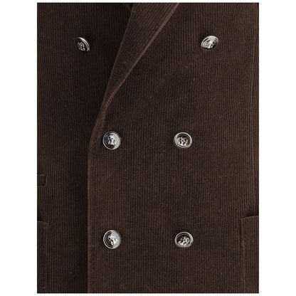 Brunello Cucinelli Brown Cotton Jackets And Coat