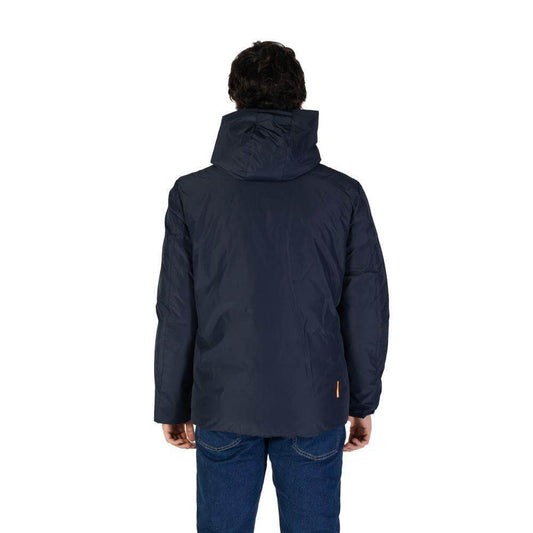 Suns Blue Polyester Jackets & Coat