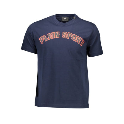 Plein Sport Blue Cotton T-Shirt