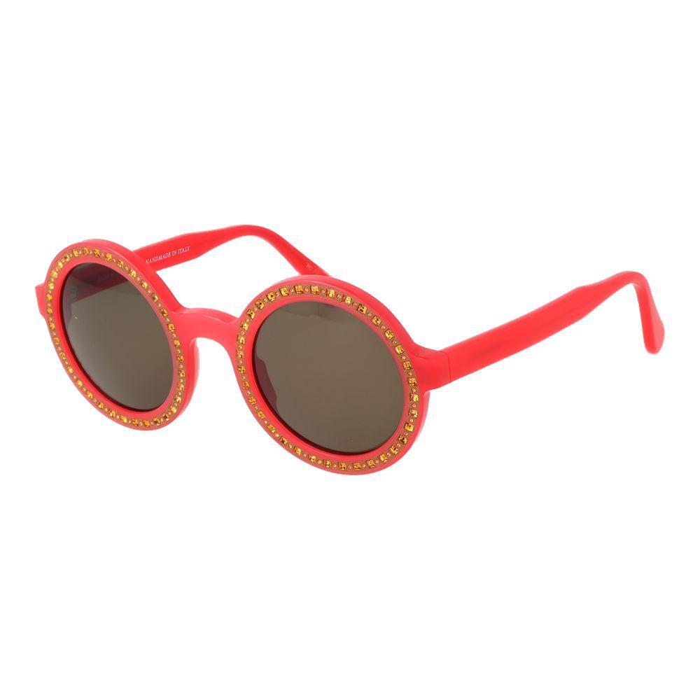 Andy Wolf Red Unisex Sunglasses AN-1058522