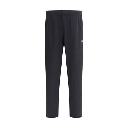 Kenzo Black Polyester Joggers with logo, elastic waistband, side pockets, and back zipper, ideal for sporty style. Focus keyword: Kenzo Black Polyester Joggers (Workout Pants).