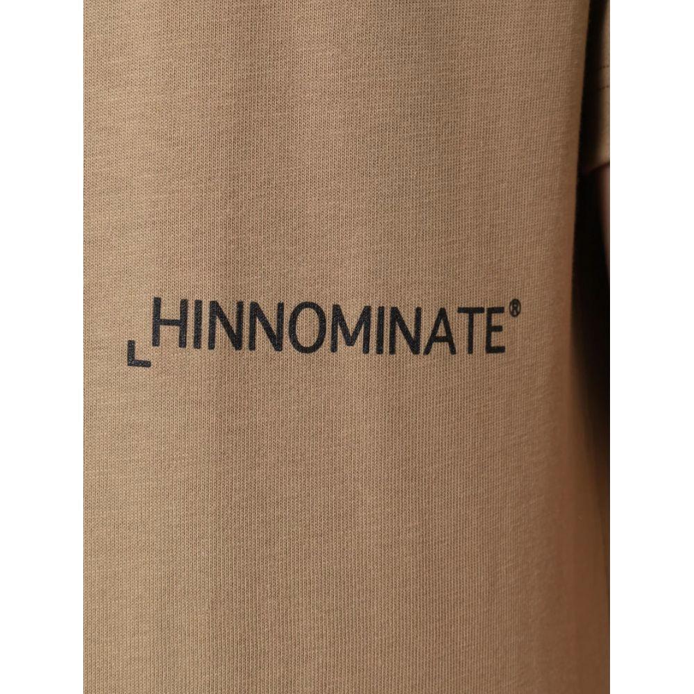 Hinnominate Brown Cotton T-Shirt HI-15582-M