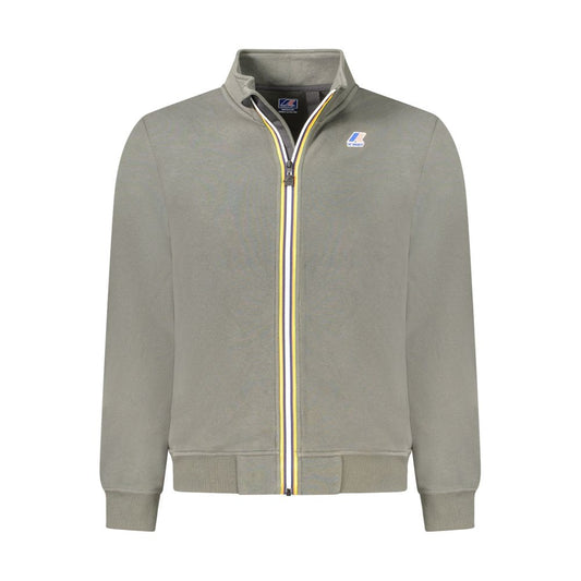 K-WAY Green Cotton Men Sweater KW-38796-S