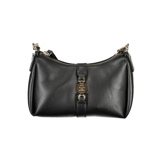 Tommy Hilfiger Black Polyester Handbag
