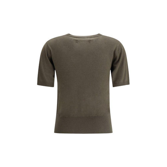 Extreme Cashmere Short-sleeved Sweater EX-41619418TU05ARMY-ONE SIZE