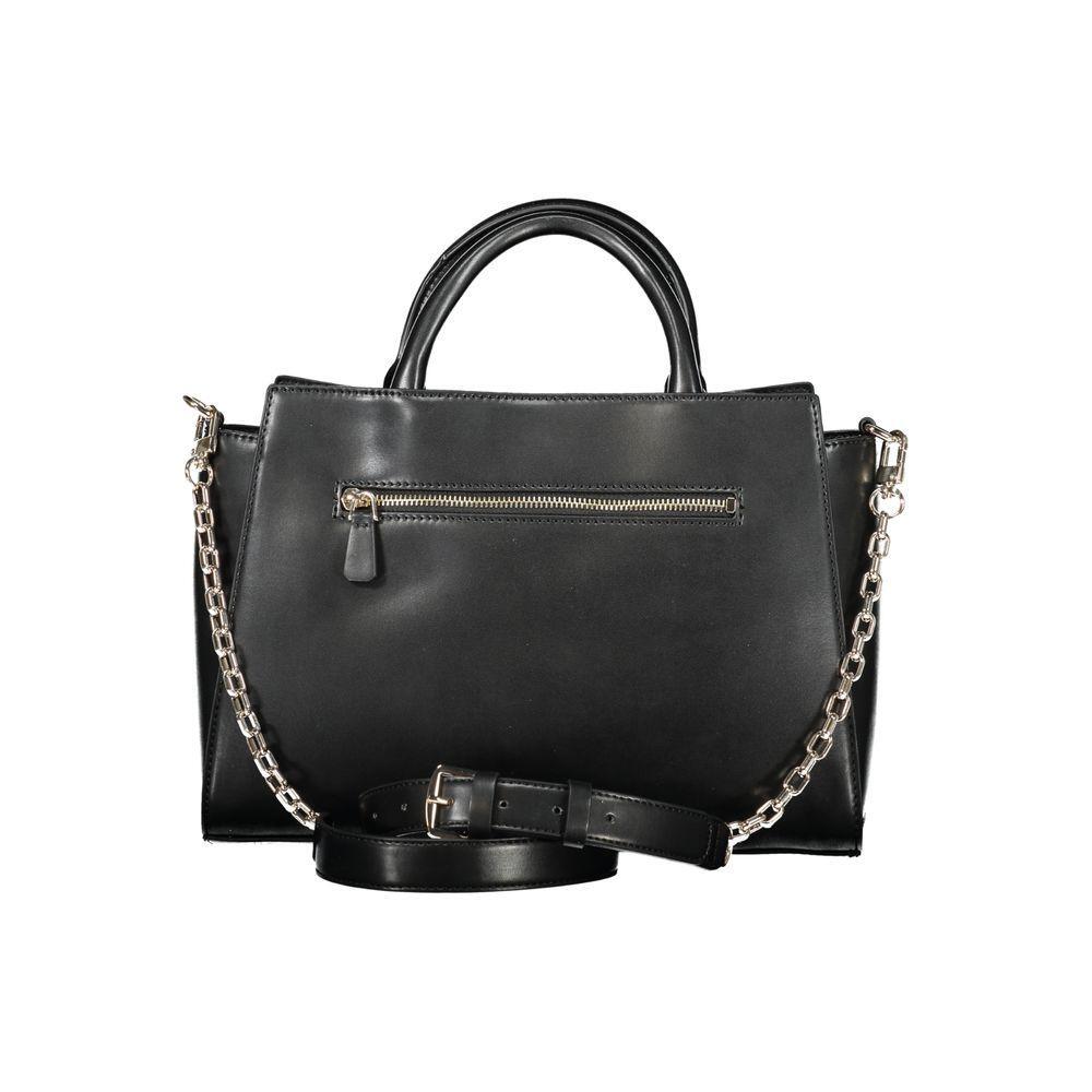 Guess Jeans Black Polyethylene Handbag GU-32221