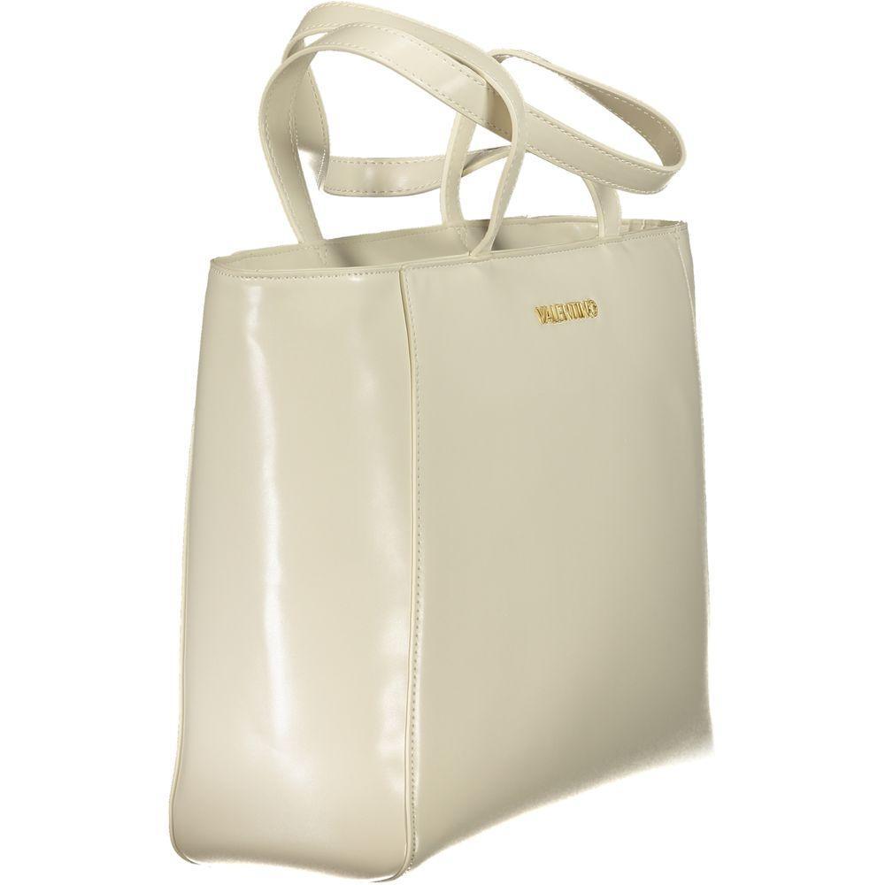 Front view with bag zipped and handles upright.