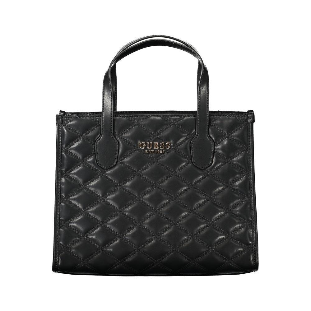 Guess Jeans Black Polyethylene Handbag GU-34842