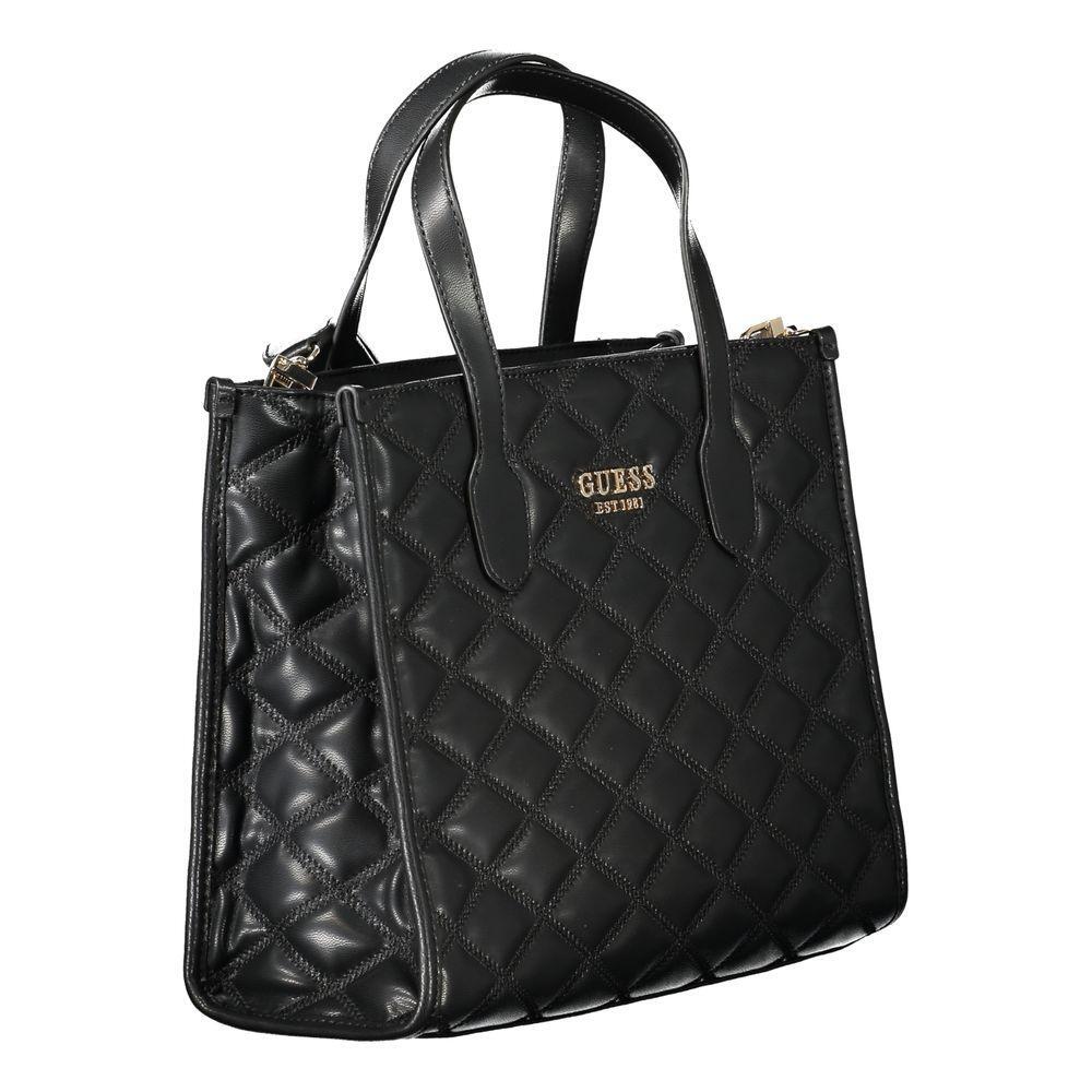 Guess Jeans Black Polyethylene Handbag GU-34842