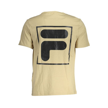 Fila Beige Cotton T-Shirt