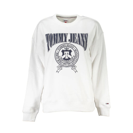 Tommy Hilfiger White Cotton Sweatshirt