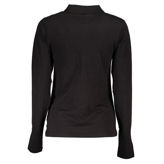 Tommy Hilfiger Black Cotton Polo Shirt TO-22855-S