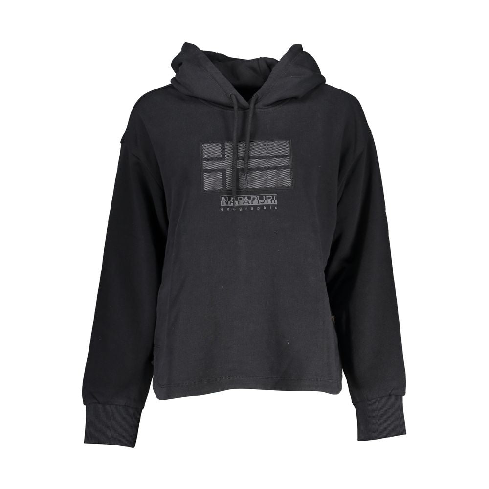 Napapijri Black Cotton Sweater NA-28549-XS