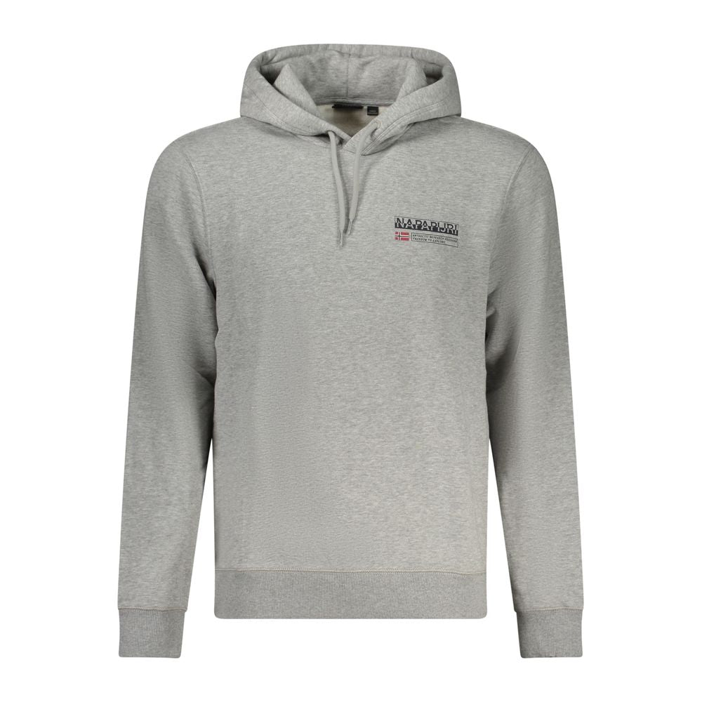 Napapijri Gray Cotton Sweatshirt