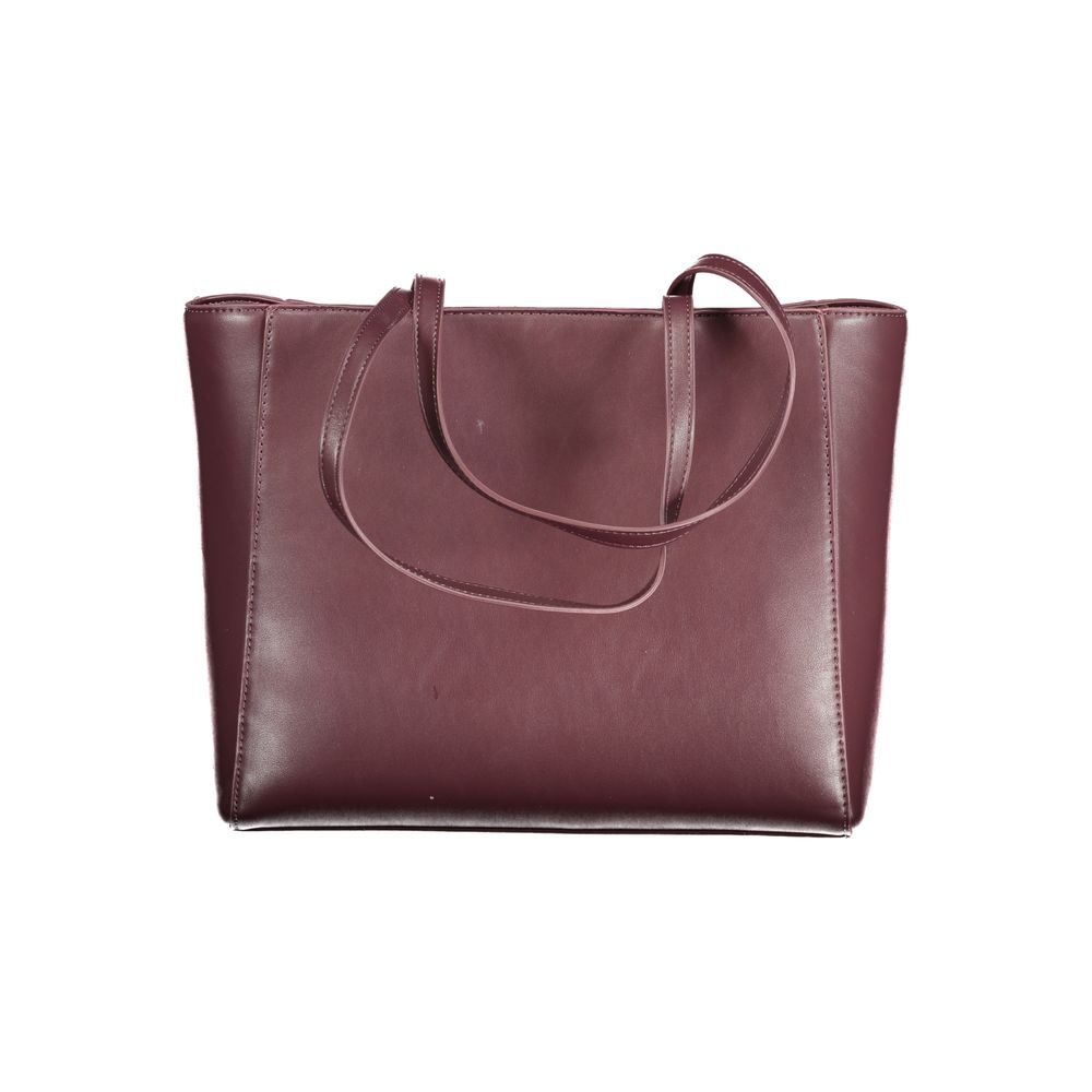 Front view with bag zipped and handles upright.