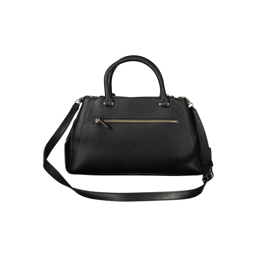 Guess Jeans Black Polyethylene Handbag with removable strap and external pockets