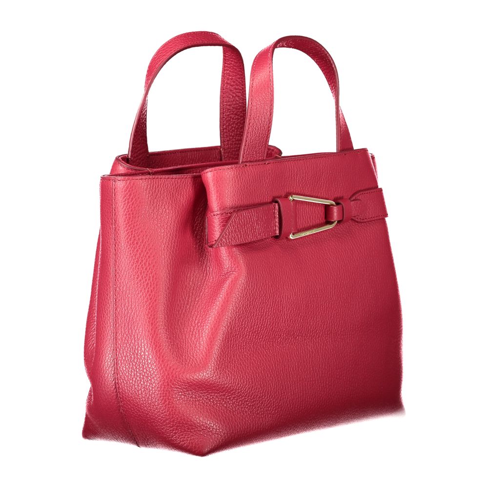Front view with bag zipped and handles upright.