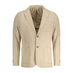 Guess Jeans Beige Cotton Jacket GU-33214-S