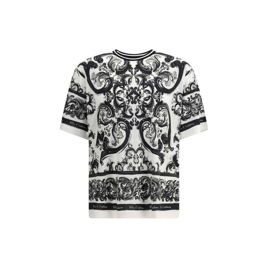 Dolce & Gabbana Maiolica T-Shirt DO-G8PN9TII7HMHX5DQ-IT46 | S