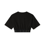 Comme Des Fuckdown Black Cotton Tops & T-Shirt CO-15650-IT36|XXS