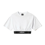 Comme Des Fuckdown White Cotton Tops & T-Shirt CO-15649-XS