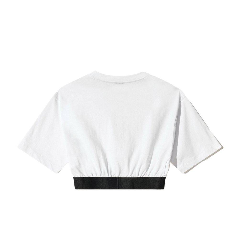 Comme Des Fuckdown White Cotton Tops & T-Shirt CO-15649-XS