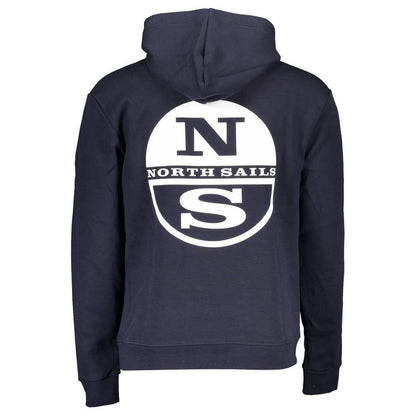 North Sails Blue Cotton Men Sweater
