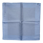 Dolce & Gabbana Light Blue Silk Square Men Foulard Scarf