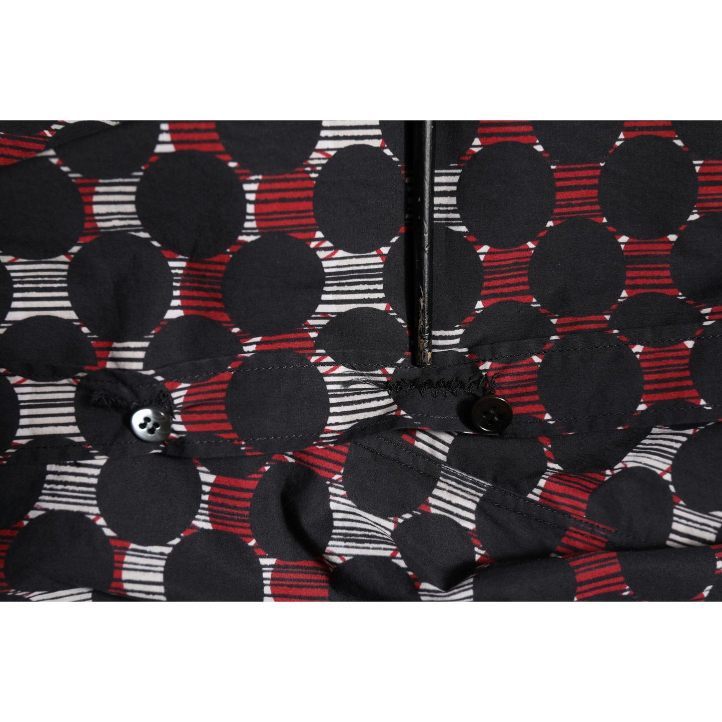 Dolce & Gabbana Multicolor Cotton GOLD Long Sleeves Shirt