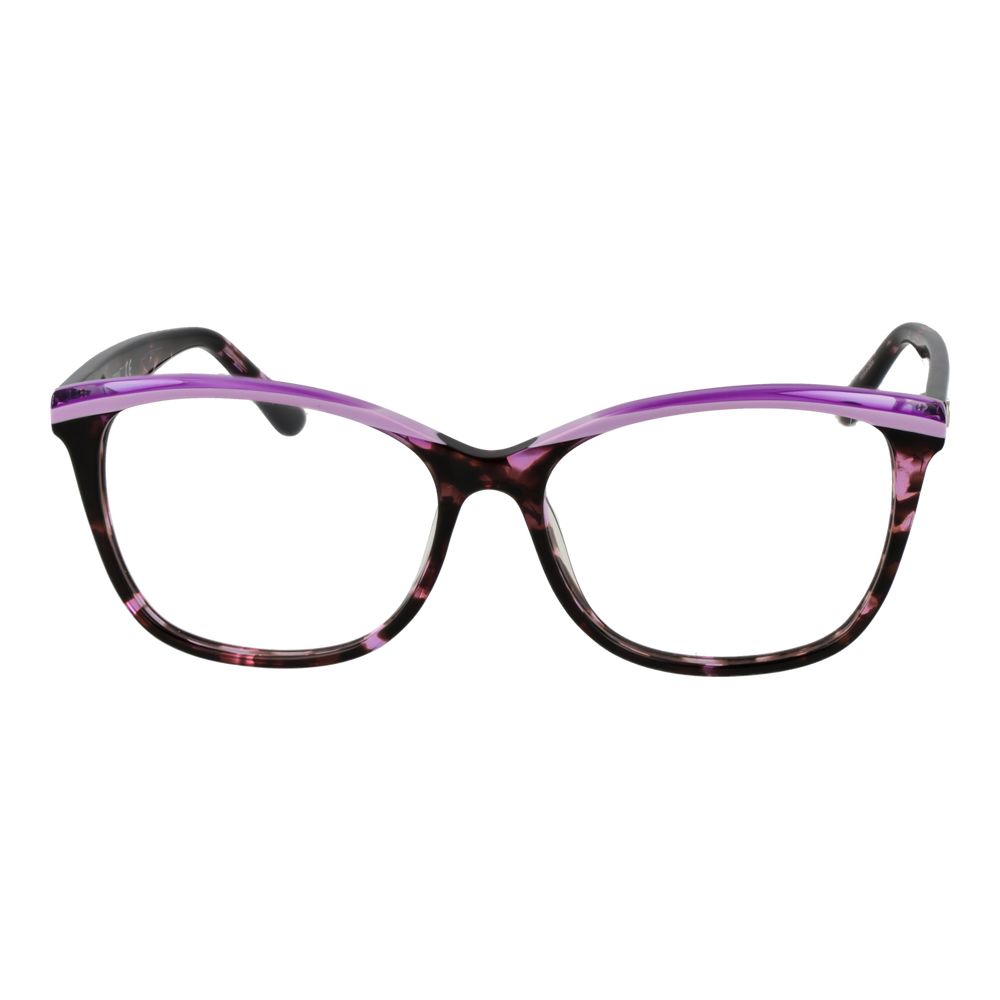 Alt Tag: Guess Purple Women Glasses Frame in acetate, full-rim cat eye style with 54-15-140 dimensions, includes branded case.