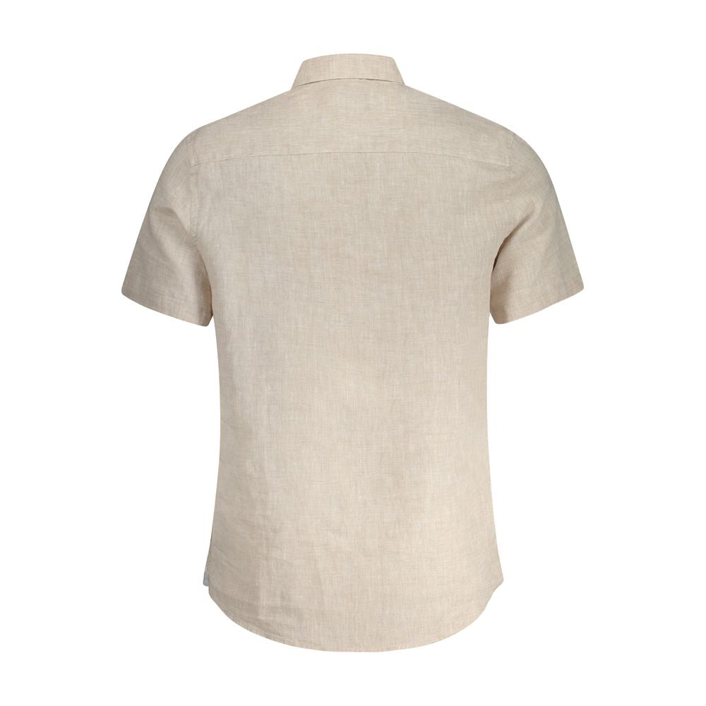 North Sails Beige Linen Shirt NO-38909-S