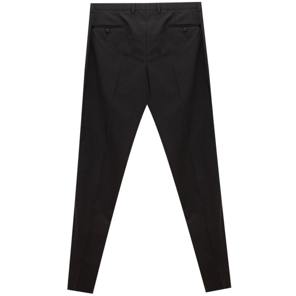 Dolce & Gabbana Black Wool Dress Pants