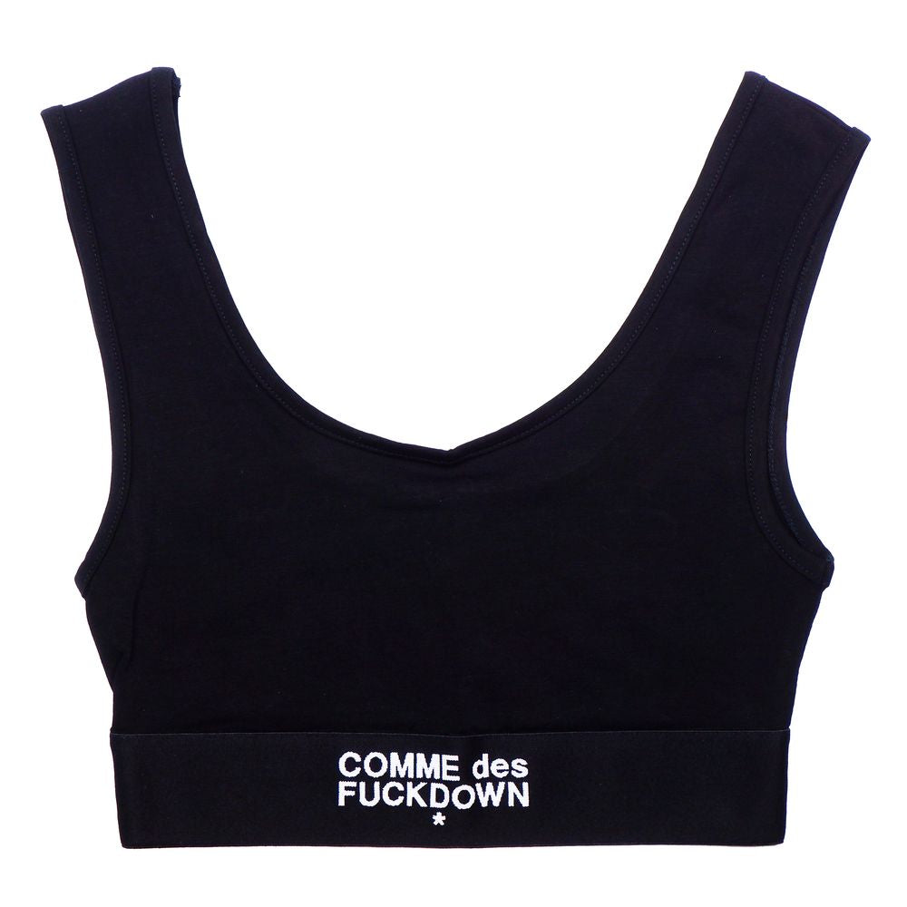 Comme Des Fuckdown Black Cotton T-Shirt