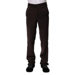BENCIVENGA Dark Brown Mid Waist Dress Formal Pants