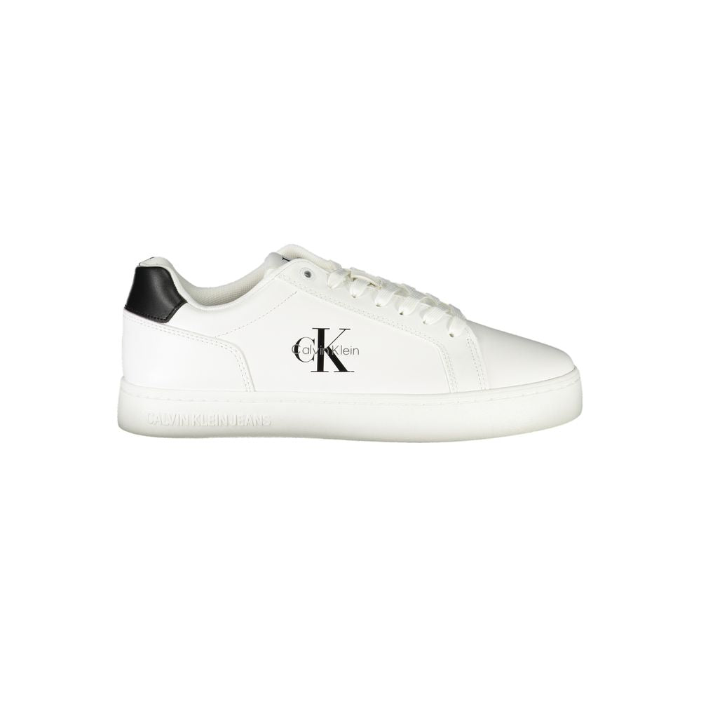 Calvin Klein White Polyester Sneaker