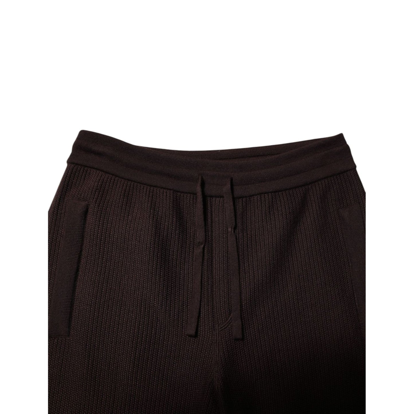 Dolce & Gabbana Brown Cashmere Men Jogger Sweatpants Pants