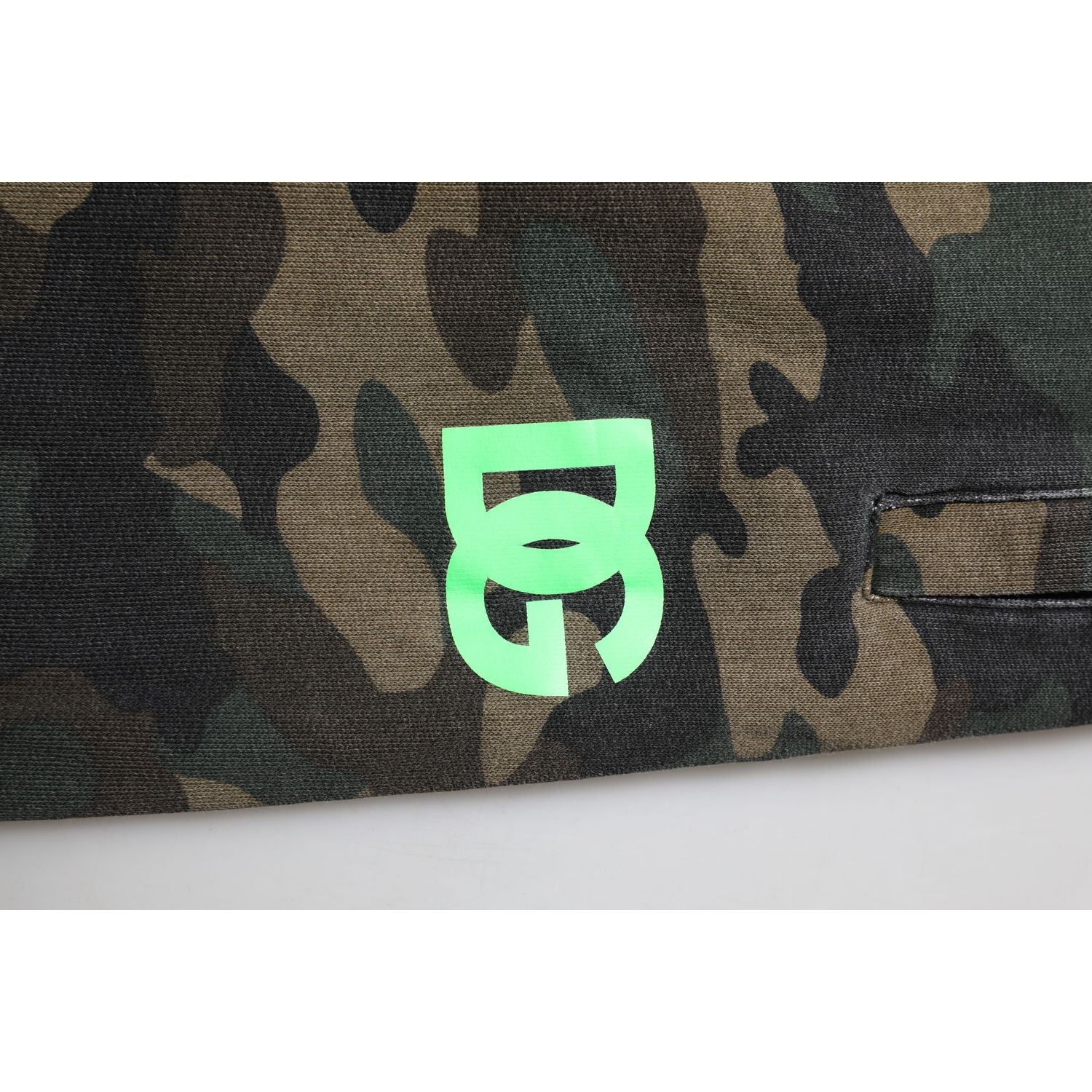 Dolce & Gabbana Brown Camouflage Cotton Men Jogger Pants