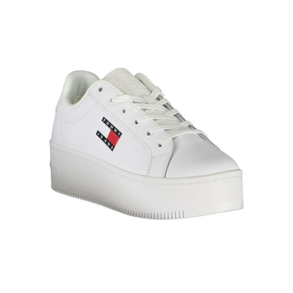 Tommy Hilfiger Bianco Leather Women Sneaker