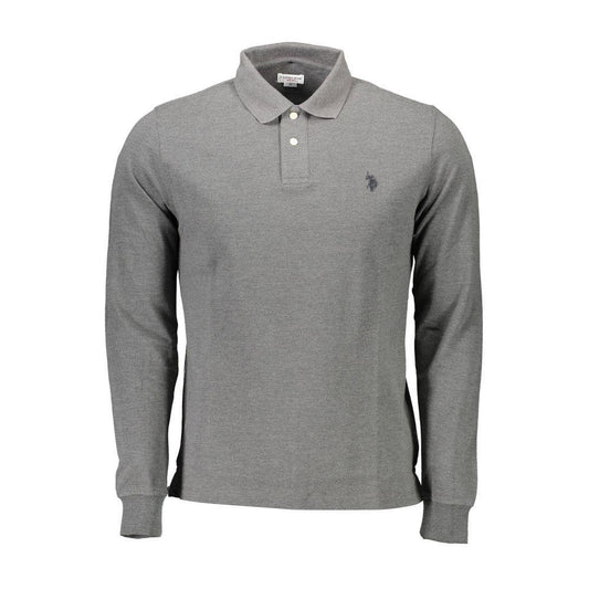 U.S. POLO ASSN. Gray Cotton Polo Shirt US-9246-XXL