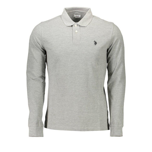 U.S. POLO ASSN. Gray Cotton Polo Shirt US-9247-XXL