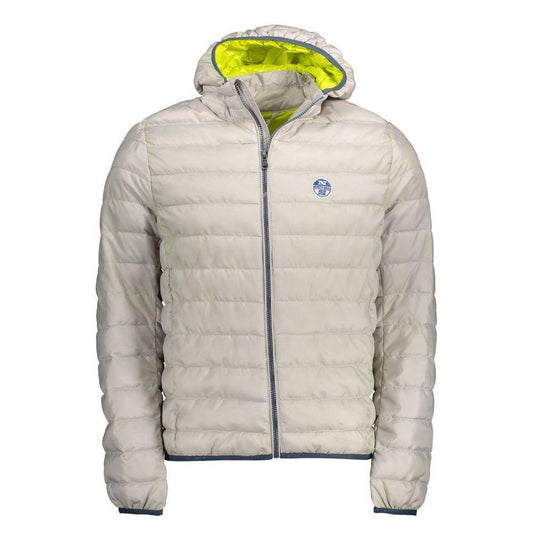 North Sails Gray Polyester Jacket NO-12511-XXL