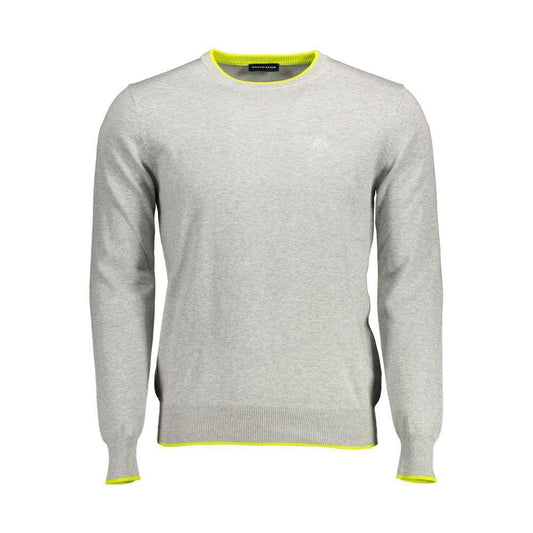 North Sails Gray Cotton Sweater NO-12527-XXL