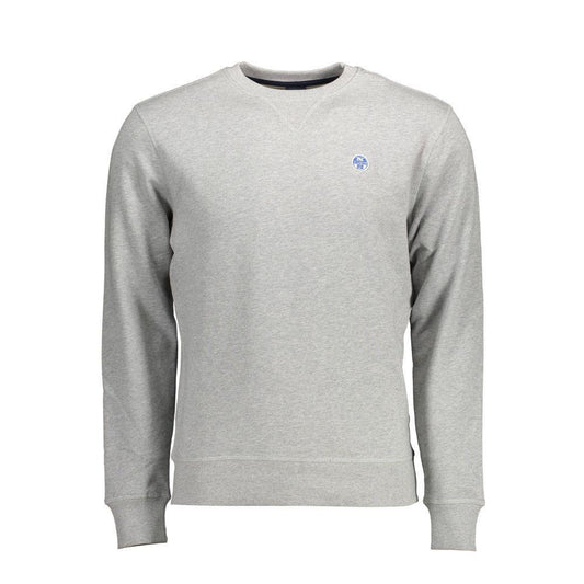 North Sails Gray Cotton Sweater NO-12587-XL