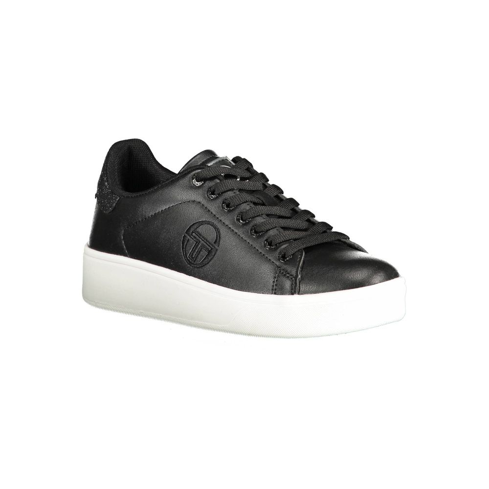 Sergio Tacchini Black Polyester Sneaker